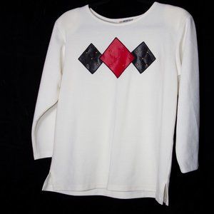 Inseparables Leather Trim white/Ivory Top